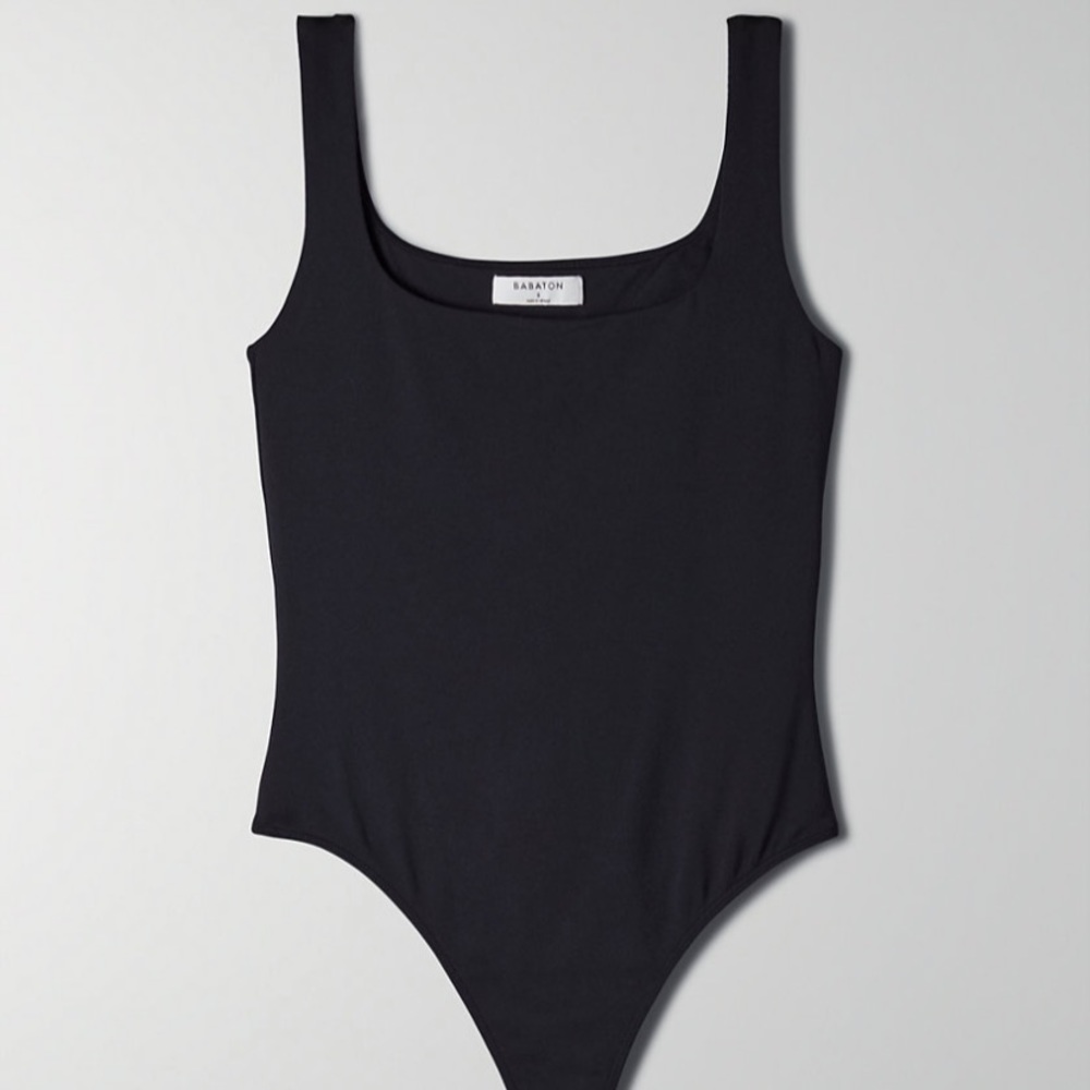Babaton square neck contour body suit